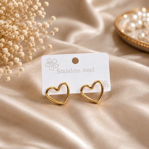 Aura Heart Studs
