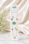 Golden Floral Necklace